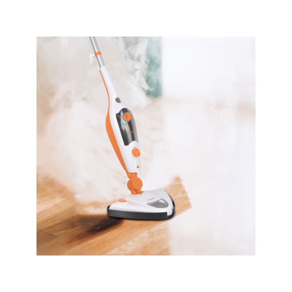 Nettoyeur à vapeur TECHWOOD 10EN1 1300 W BLANC & ORANGE (TNV-119D) Nettoyeur à vapeur TECHWOOD 10EN1 1300 W BLANC & ORANGE (TNV-119D)